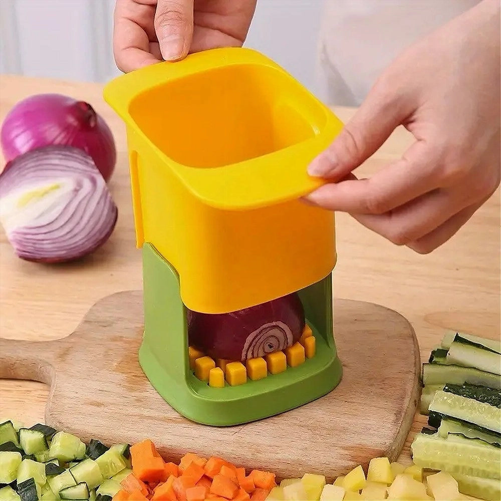 Trade Shop - Tagliaverdure Manuale Multifunzionale Cucina Per Affettare Grattugiare Tritatutto -