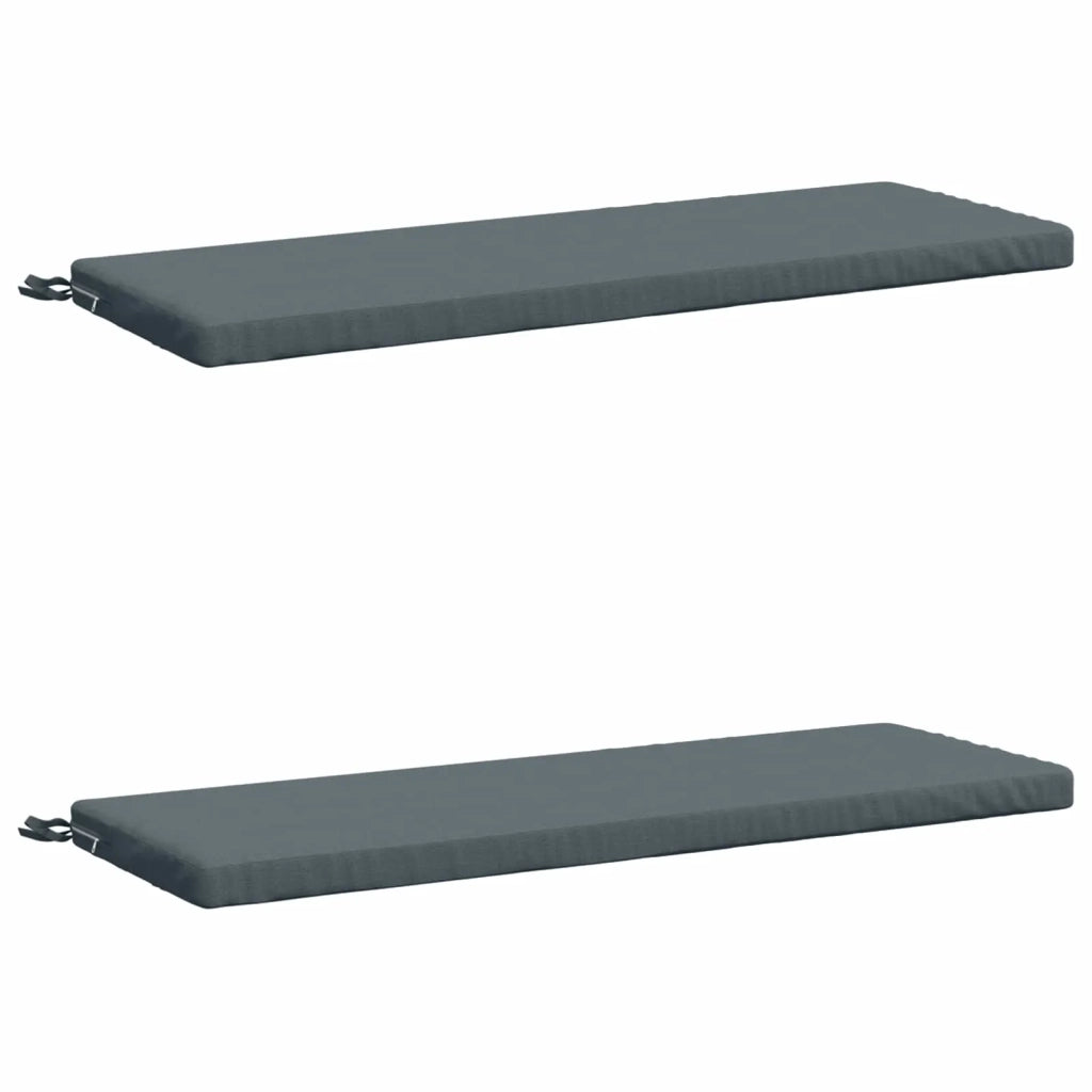 Cuscini per Panchina a 2 Pezzi SOEST 2 pz 100% Poliestere Blu 948859