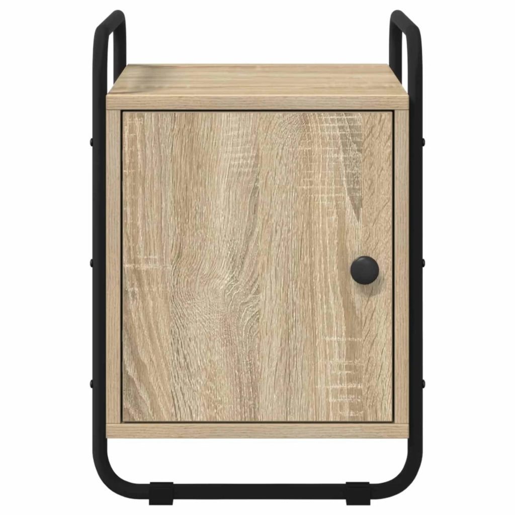 Armadio da Notte 2 pz Rovere Sonoma Legno ingegnerizzato 8007602