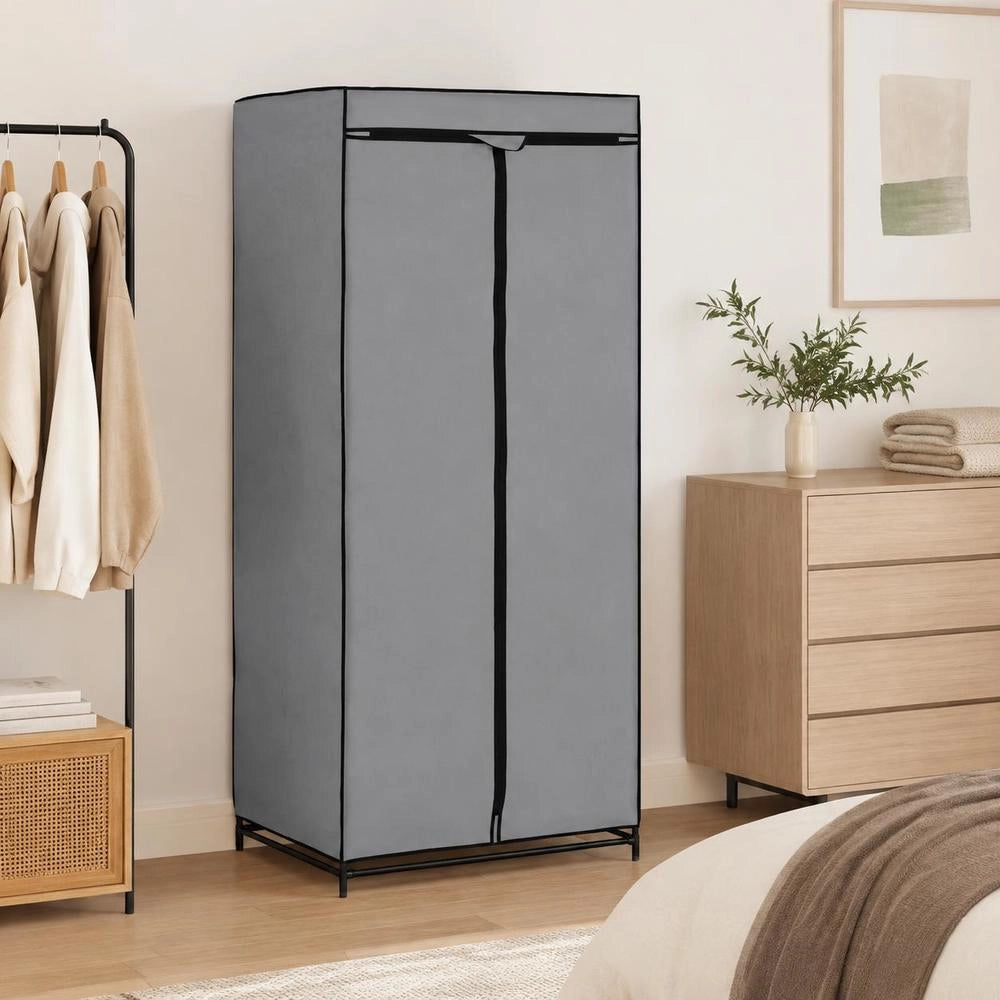 Wardrobe Grey 75x50x160 Cm