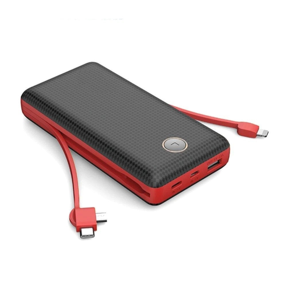 Trade Shop - Power Bank Portatile Q-t70 3in1 20000mah Batteria Mobile Ricarica Rapida Luce Led -