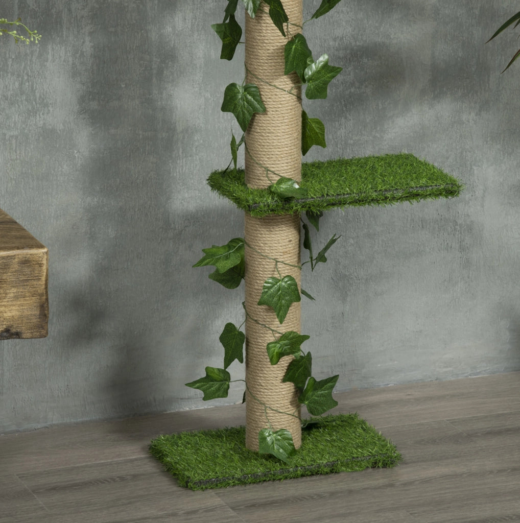 Tiragraffi regolabile da pavimento a soffitto verde, 202-242 cm