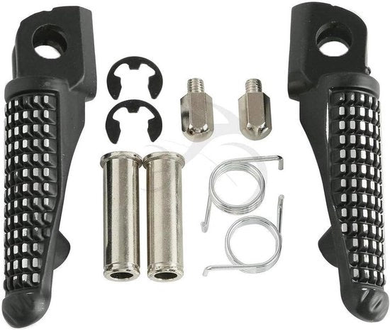 Pedali di riposo per sedile guida per Kawasaki ZX-6R '03-'13 ZX-9R '98-'03 ZX-10R '04-'13 Z750 Z750S Z1000 '07-'13 ER6N ER6F Ninja 650R 09-13