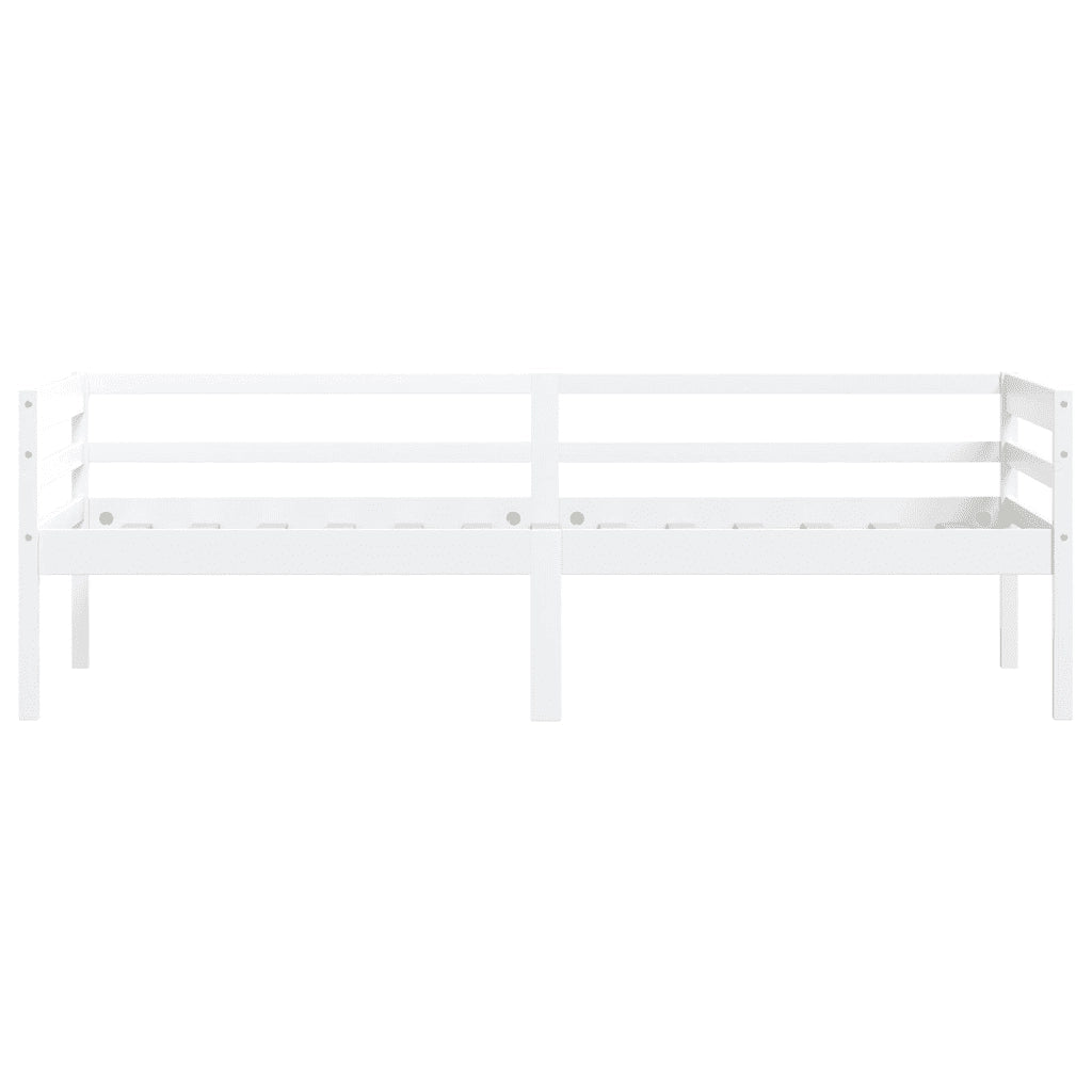 Dormeuse Estraibile senza Materasso Bianca Legno Pino 90x200 cm 322052