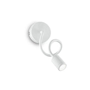 Applique Moderna Focus-1 Metallo Bianco Led 4W 3000K Luce Calda