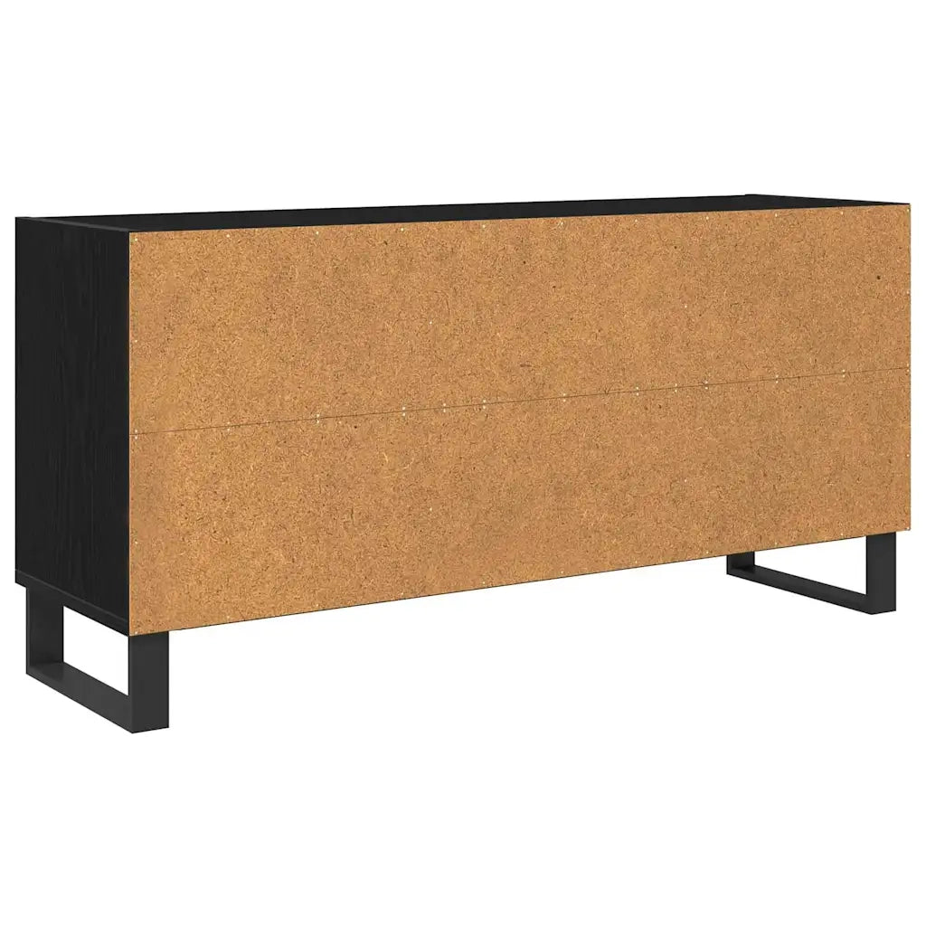 Mobile TV 103,5 x 30 x 50 cm Rovere Nero Legno ingegnerizzato 881928