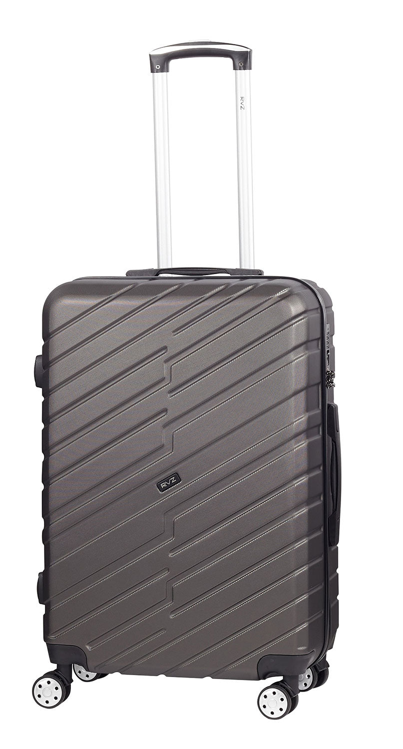 Trolley Valigia Media Rigido 4 Ruote TSA in ABS Ravizzoni Cuba Grigio