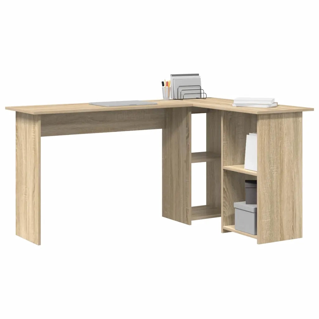 Scrivania Rovere Sonoma 142 x 102 x 73 cm Legno ingegnerizzato 869292