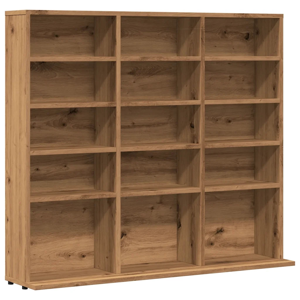 vidaXL Mobile Porta CD Artigianale 100x23x89,5 cm Legno Multistrato