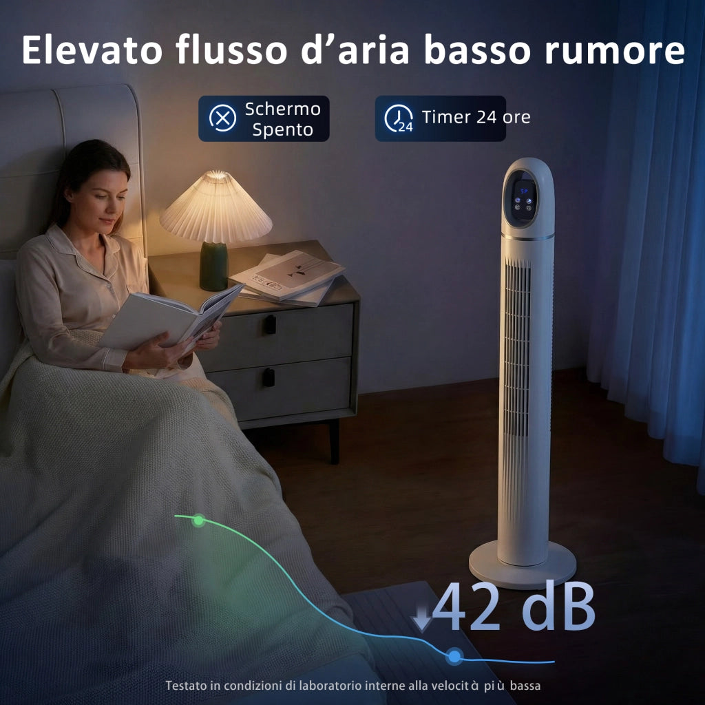 Ventilatore a Torre ¨C zephmum ¨C Bianco