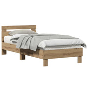 Struttura letto con testata Rovere Artigianale 80 x 200 cm 8009025