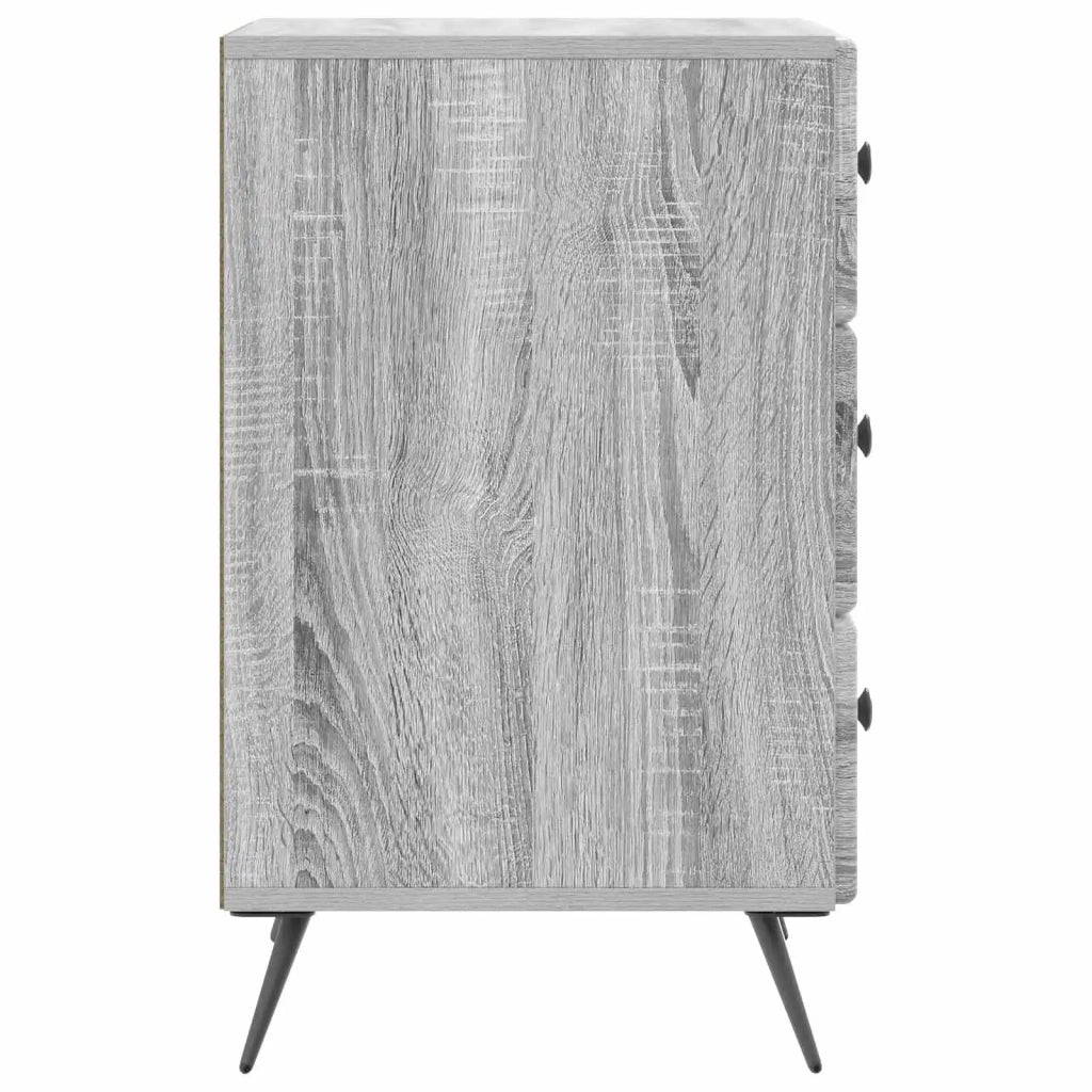 Armadio da Notte Grigio Sonoma 43 x 41 x 66,5 cm 895481