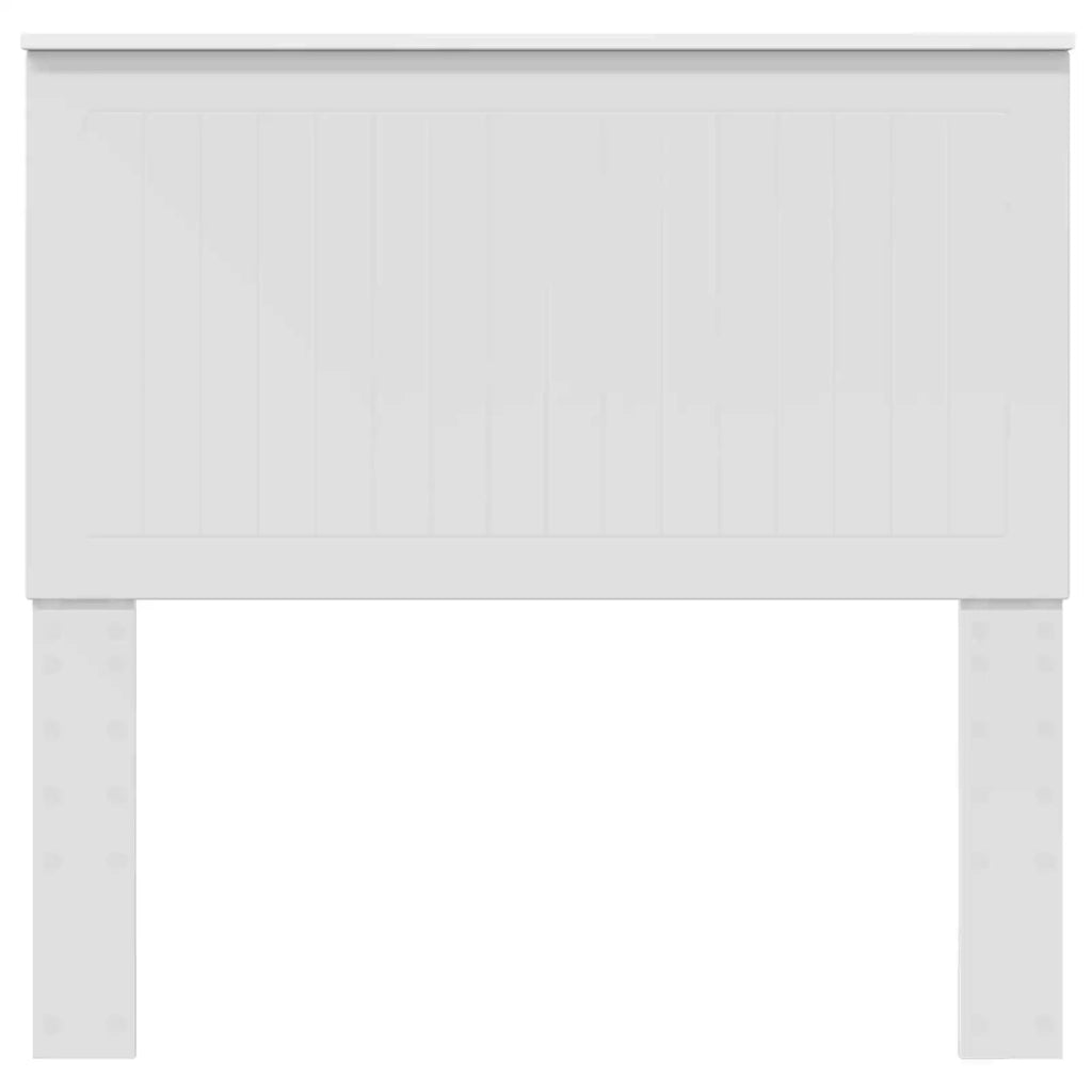 Testiera con testiera Bianco 100 cm Legno multistrato 887791