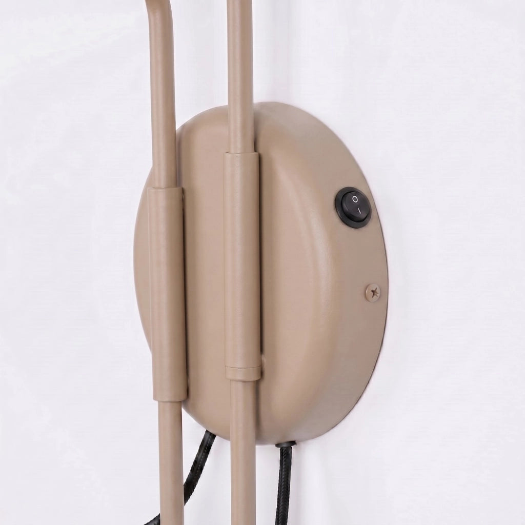 Applique NOX 2 taupe con interruttore