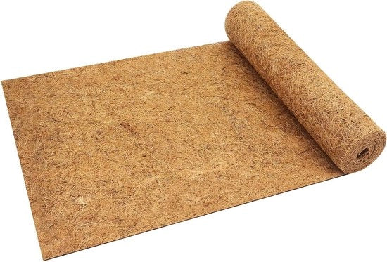 Rullo di Coco per Copertura - 3 m x 0.4 m per Piante da Sospensione e Piantine da Giardino