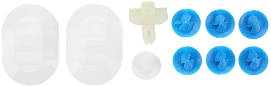 Set di Clip di Retentore per Auto - 10 pezzi - Fermo Auto - Forza di Chiusura Elevata - Clip di Serraggio Lato - Pezzi di Ricambio per DS3 - 2009-2012
