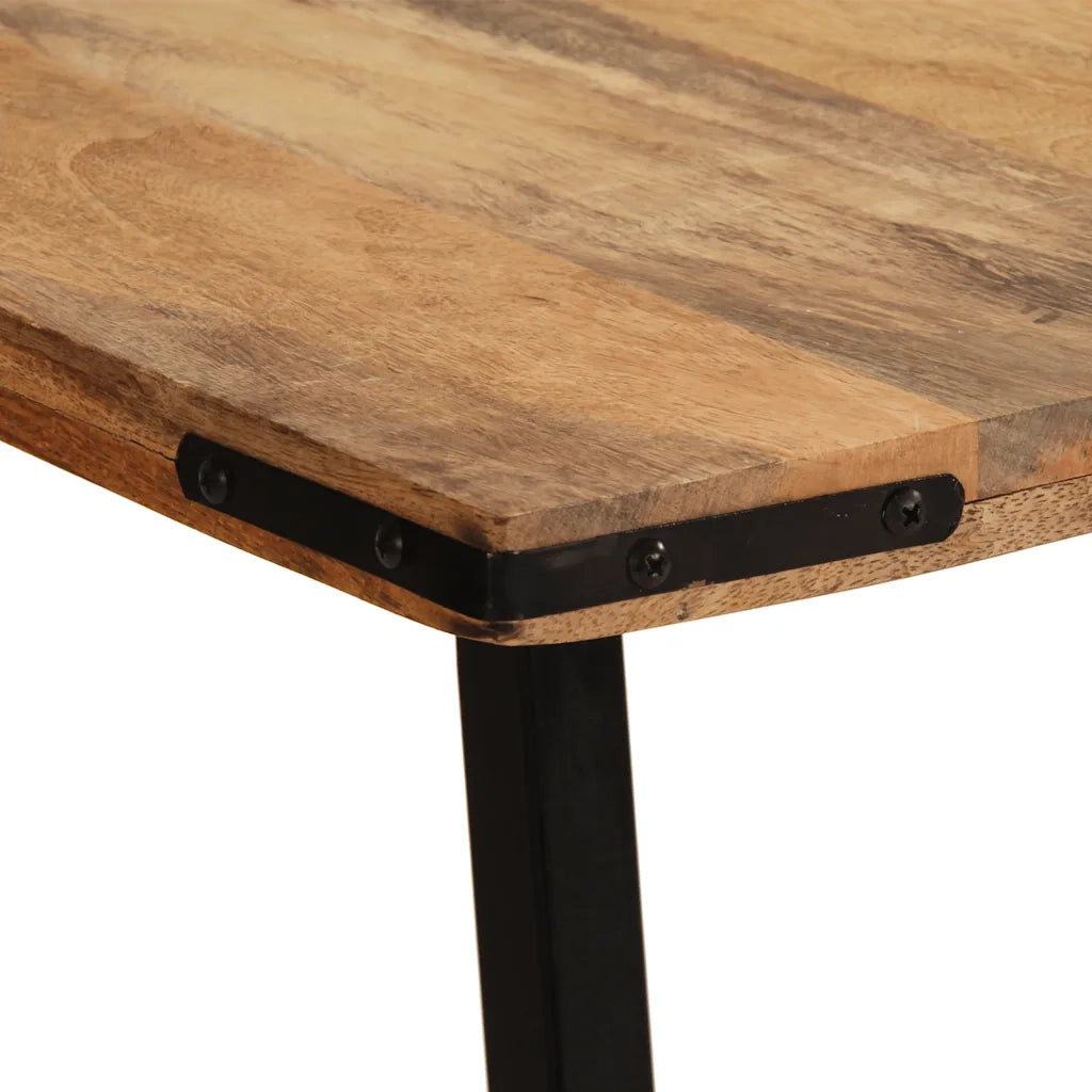 vidaXL Tavolo da Pranzo 180x90x75 cm in Legno Massello di Mango