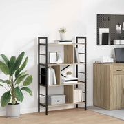 Libreria-Scaffale per Libri-Mobile di Stoccaggio Rovere Sonoma 75 x 30 x 123,5 cm Legno multistrato