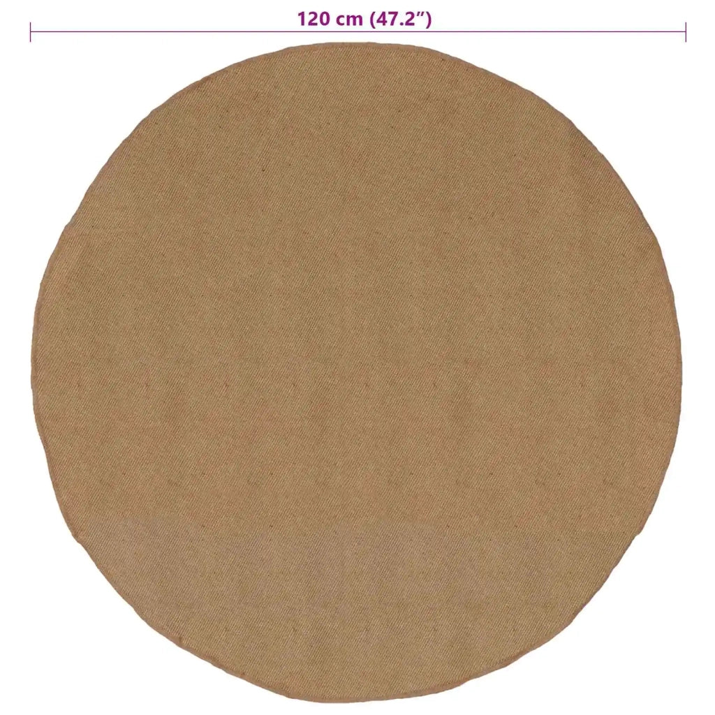 Tappeti per area Naturale Ø 120 cm Juta