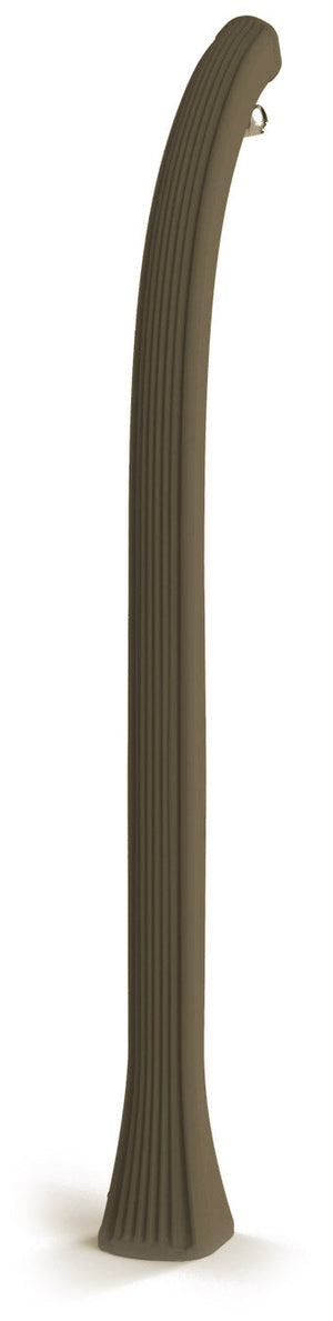 Doccia Solare da Esterno Giardino 26L Miscelatore e Lavapiedi Arkema New Happy Dove gray