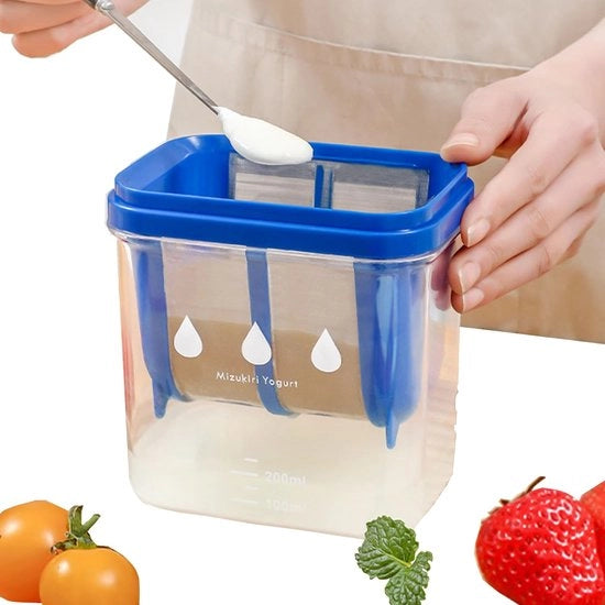 Filtro per yogurt con grande capacità - Sottiletto per yogurt - Filtro per cucina - AS-hars/acciaio inossidabile - Filtrazione efficiente - Progetto duraturo