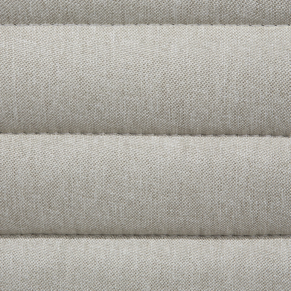 Set di 2 sedie da bar in tessuto beige sedile in tessuto argento altezza del bancone girevole e regolabile in altezza