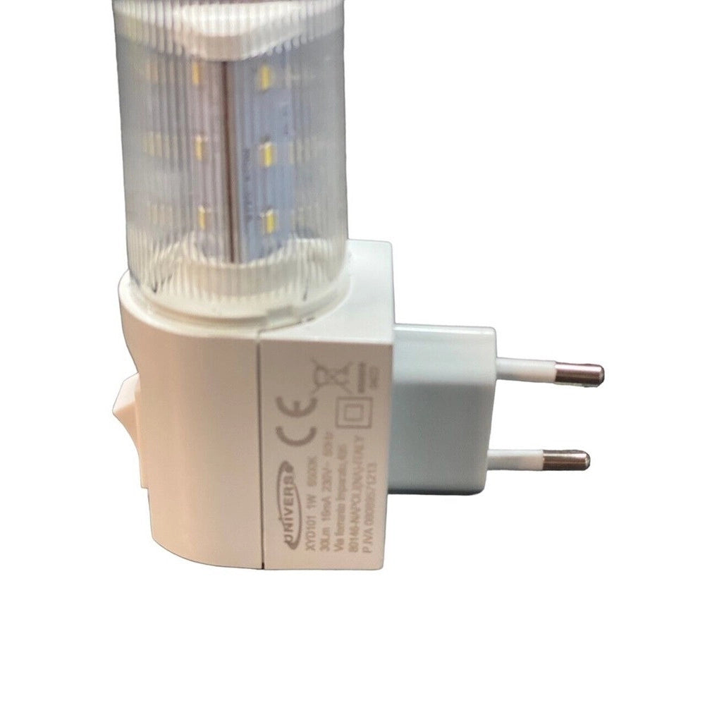 Trade Shop - Lampada Notturna Led Lampadina Luce Da Notte 1 W Luce Bianca Fredda 6500k Xyd101 -