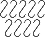 Ophanghaken - Accessori cucina - Acciaio inox - Set da 9 - Alluminio - Pratici e resistenti - Adatti per diverse aree - Color argento.
