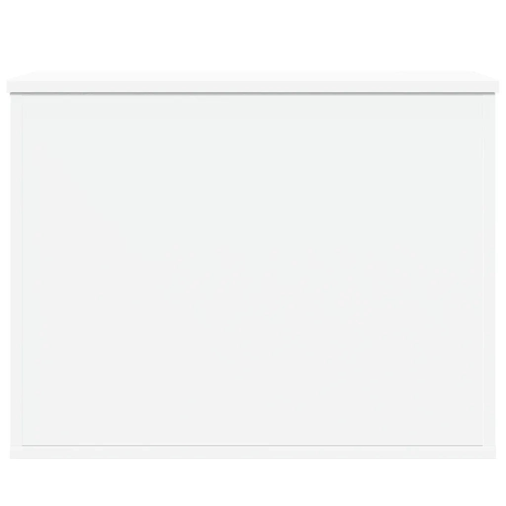 Contenitore Portaoggetti Bianco 60x42x46 cm Legno Multistrato