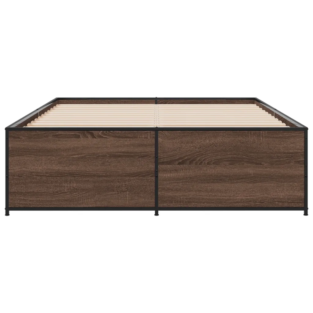 Giroletto Rovere Marrone 140x190cm in Legno Multistrato Metallo 3279901