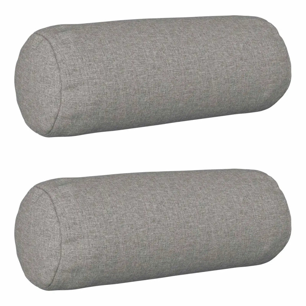 Cuscino con cuscino HEERLEN 2 pz Grigio Nuvola Tessuto 929965