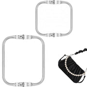 Set di Clip per Tasche in Alluminio da 2 - Chiavi a U - Accessori per Borse - Leggero e Sostenibile - Ideale per Progetti di Fai da Te - Accessori per Borse