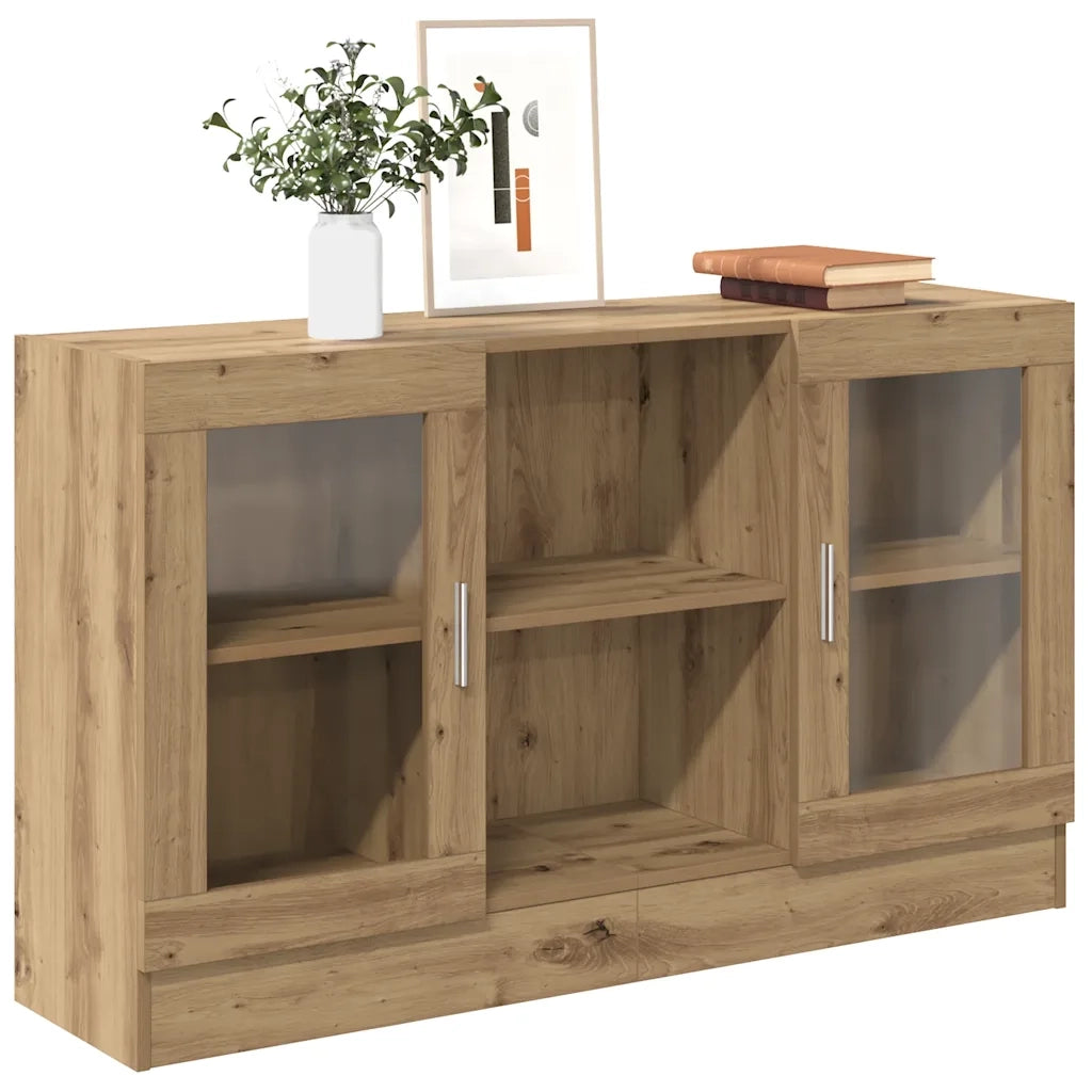 Credenza Rovere Artigianale 120x30,5x70 cm in Truciolato 856165