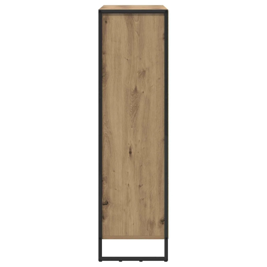 Armadio per Libri 2 pcs Rovere Artigianale 99,5 x 30 x 108 cm