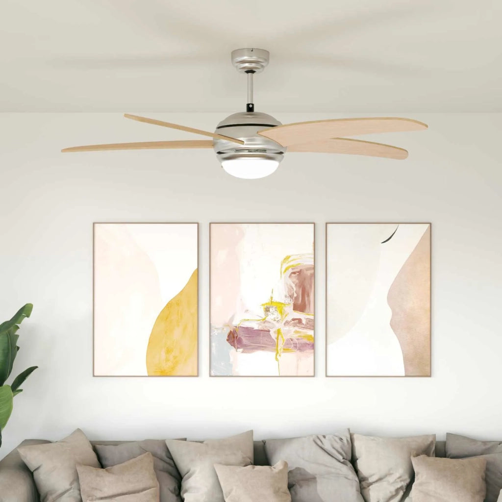 Ventilatore da soffitto con luce Ø 130 cm Sonoma 42035659