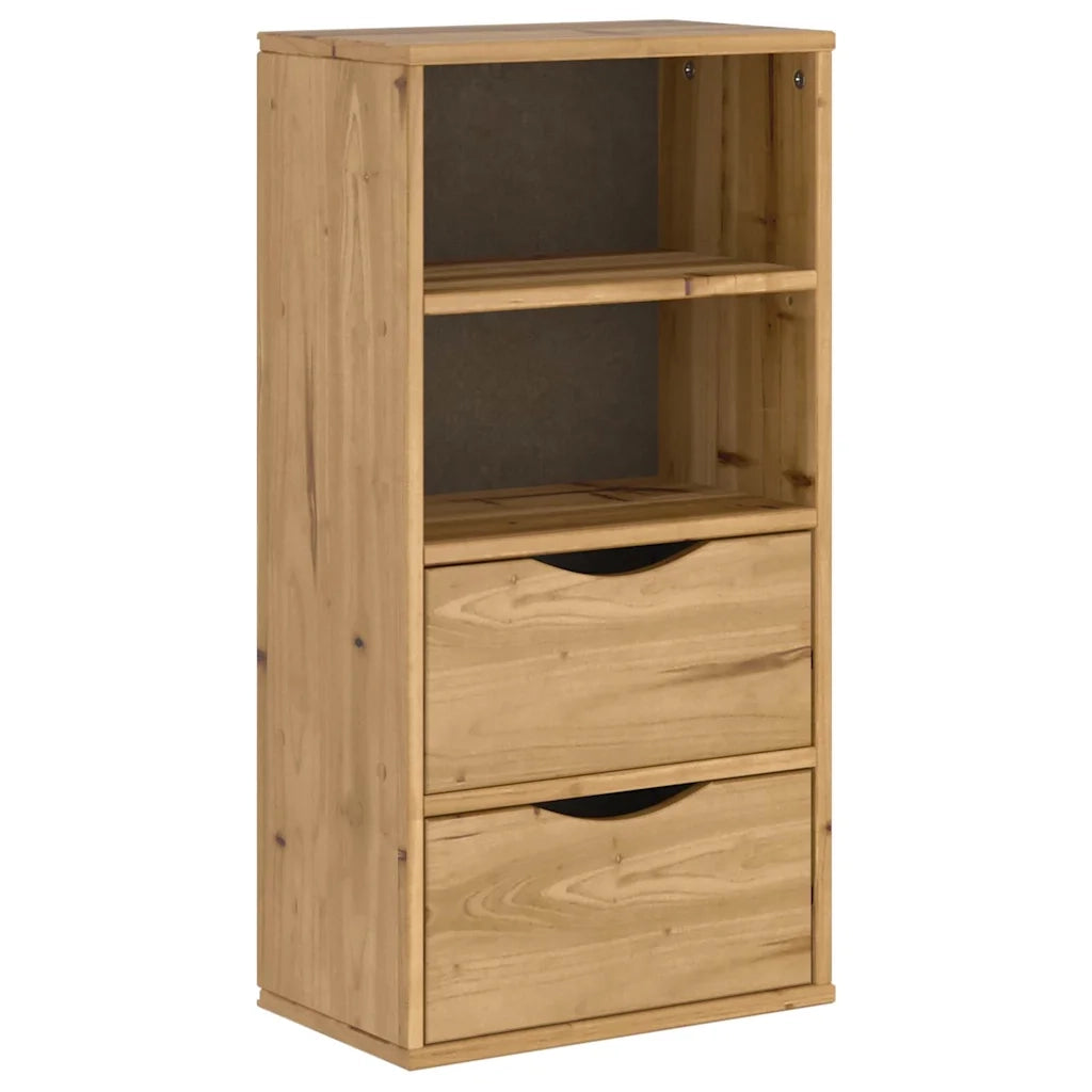 Mobile TV 5 pz-Mobile per TV-Credenza TV con Contenitore ODDA in Legno Massello di Pino 687603