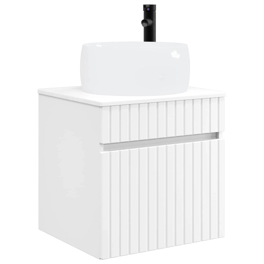 Set di Armadi da Bagno 5 pcs Bianco 53 x 15,5 x 70 cm 3406647