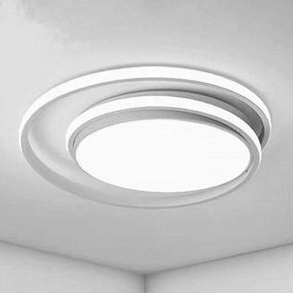 Trade Shop - Plafoniera Led Soffitto Cerchio 60 W Circolare Bianco Moderno Luce Fredda 50163 -