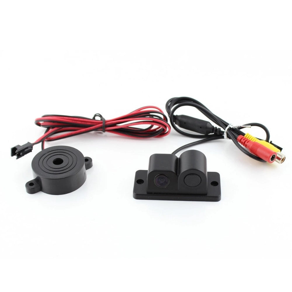 Trade Shop - Telecamera Retromarcia Con Sensore Di Parcheggio 2 In 1 Angolo 170° Notturna -