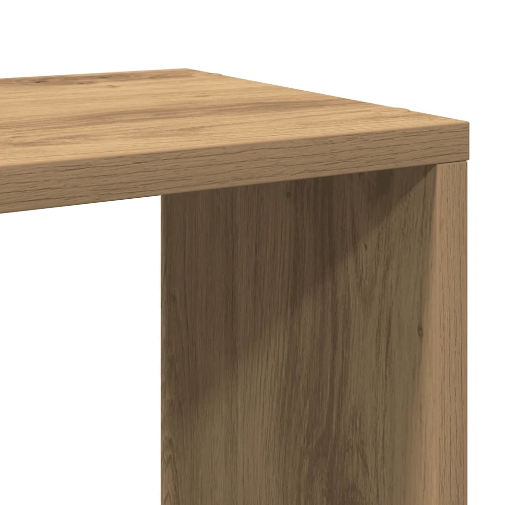Mobile Porta TV-Mobile per TV-Credenza TV Rovere Artigianale 60x24x32 cm in Truciolato