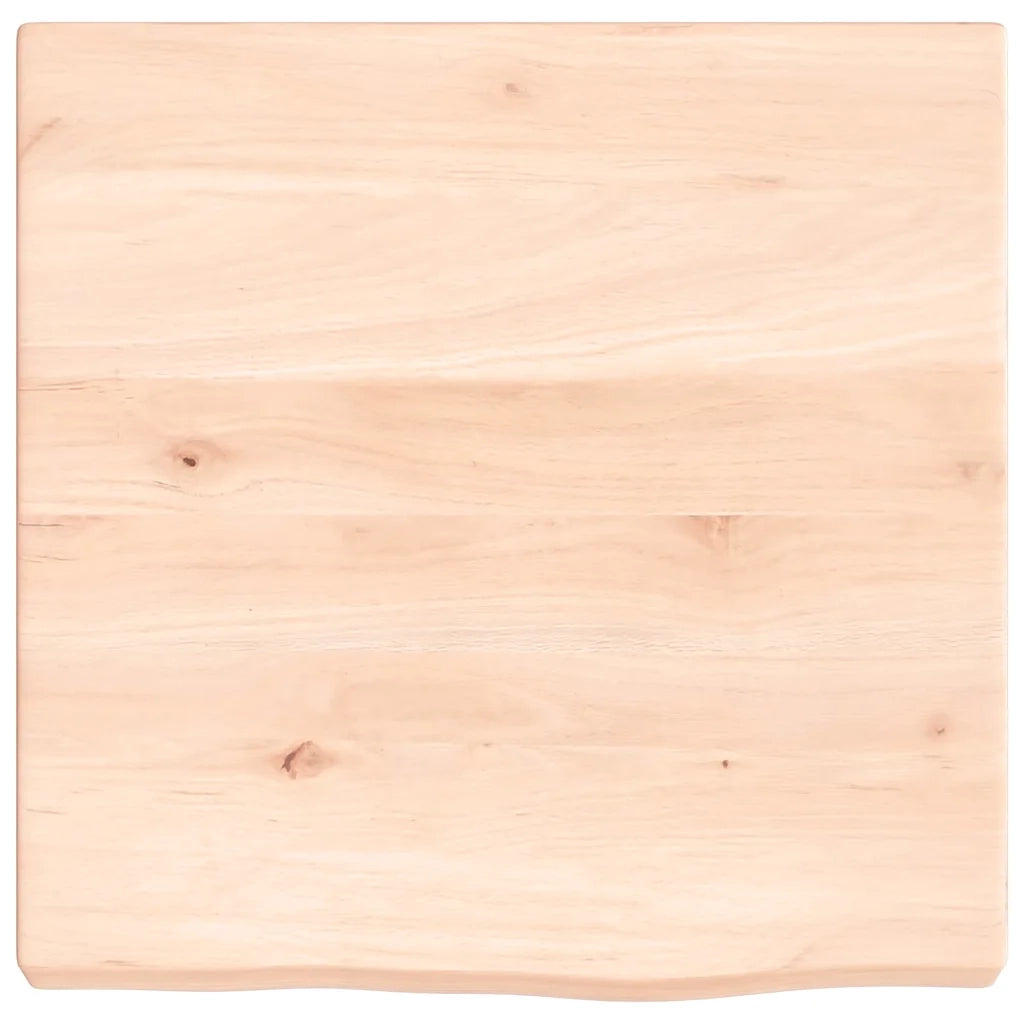 Ripiano a Parete 40x40x(2-4) cm Massello Rovere Non Trattato 363510