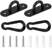 Haken per soffitto in acciaio inossidabile - autofixante - 2 pezzi - beccuccio - resistente alla corrosione - alta capacità di sollevamento - occhiello - beccuccio di fissaggio