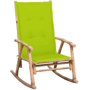 Sedia a Dondolo con Cuscino in BambÃ¹cod mxl 120454