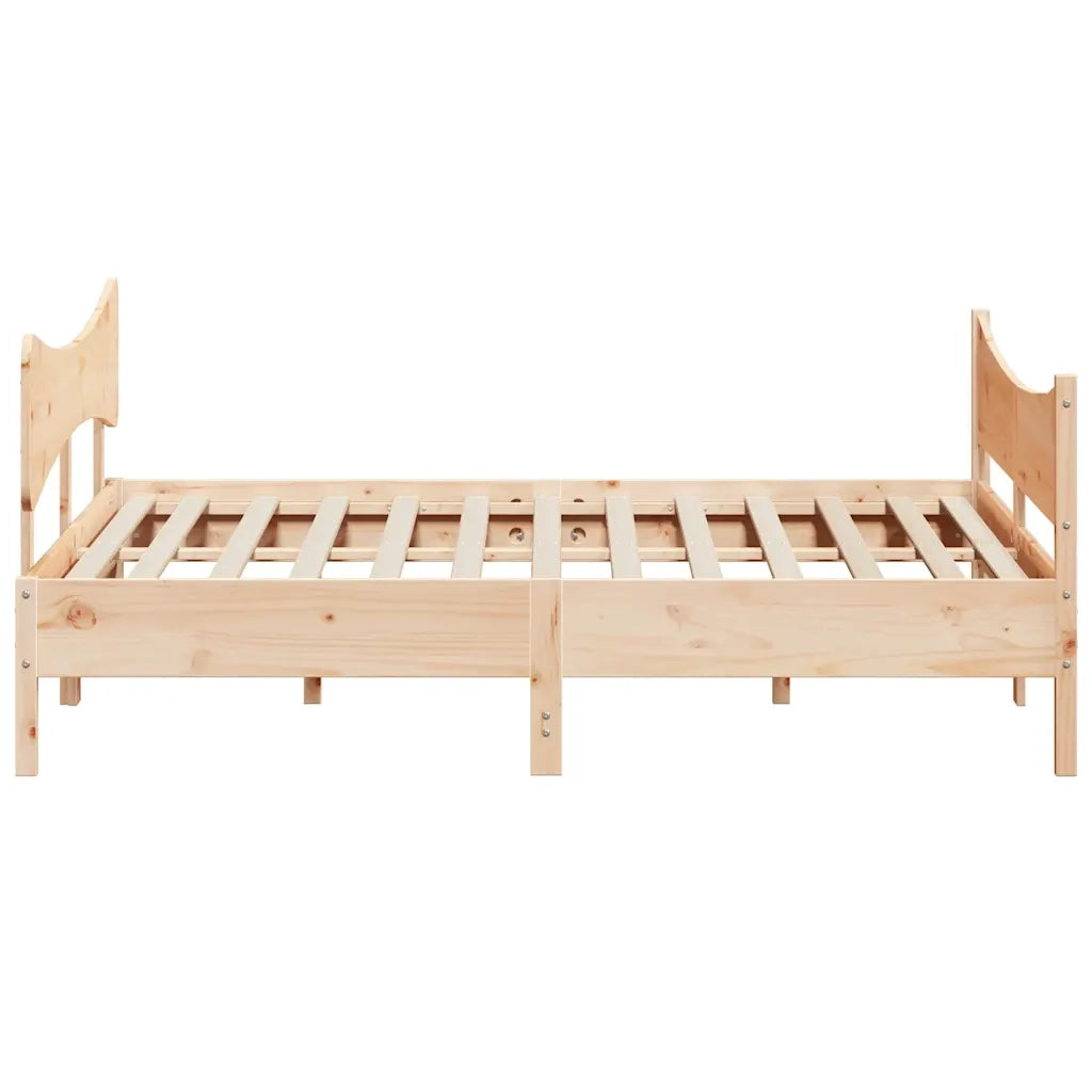 Giroletto senza Materasso 200x200 cm in Legno Massello di Pino 3216369