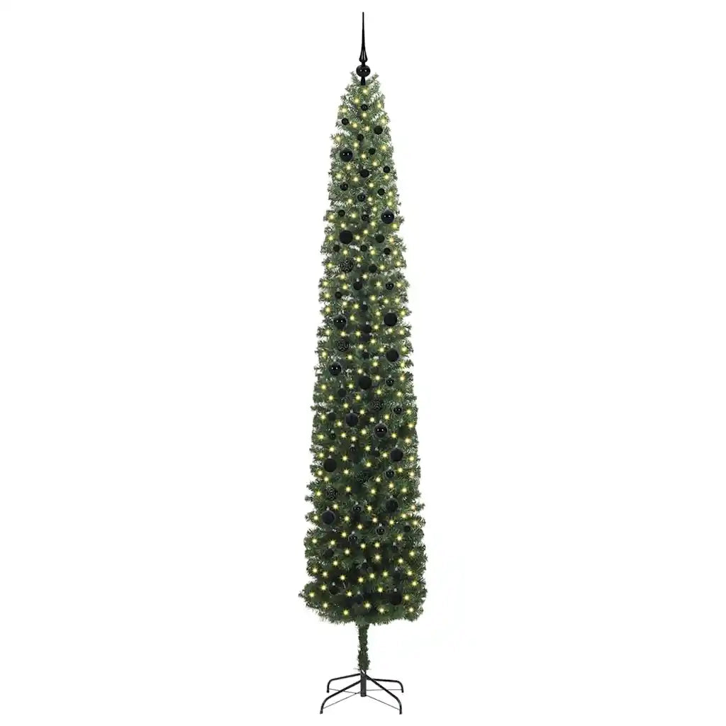 Albero di Natale artificiale con 300 LED Verde 270 cm 3394979