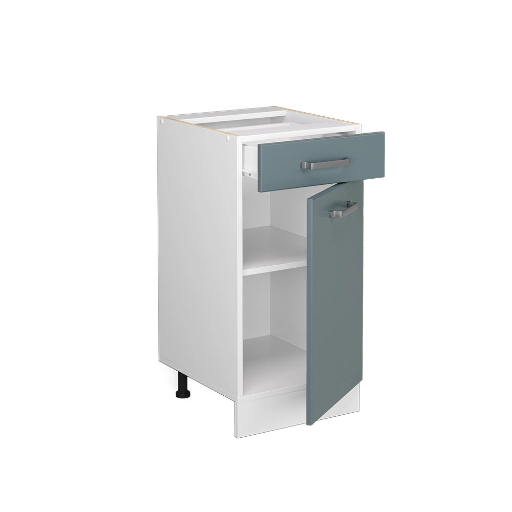 Vicco Mobiletto base per cucina Grigio-blu 40 cm , PL Rovere