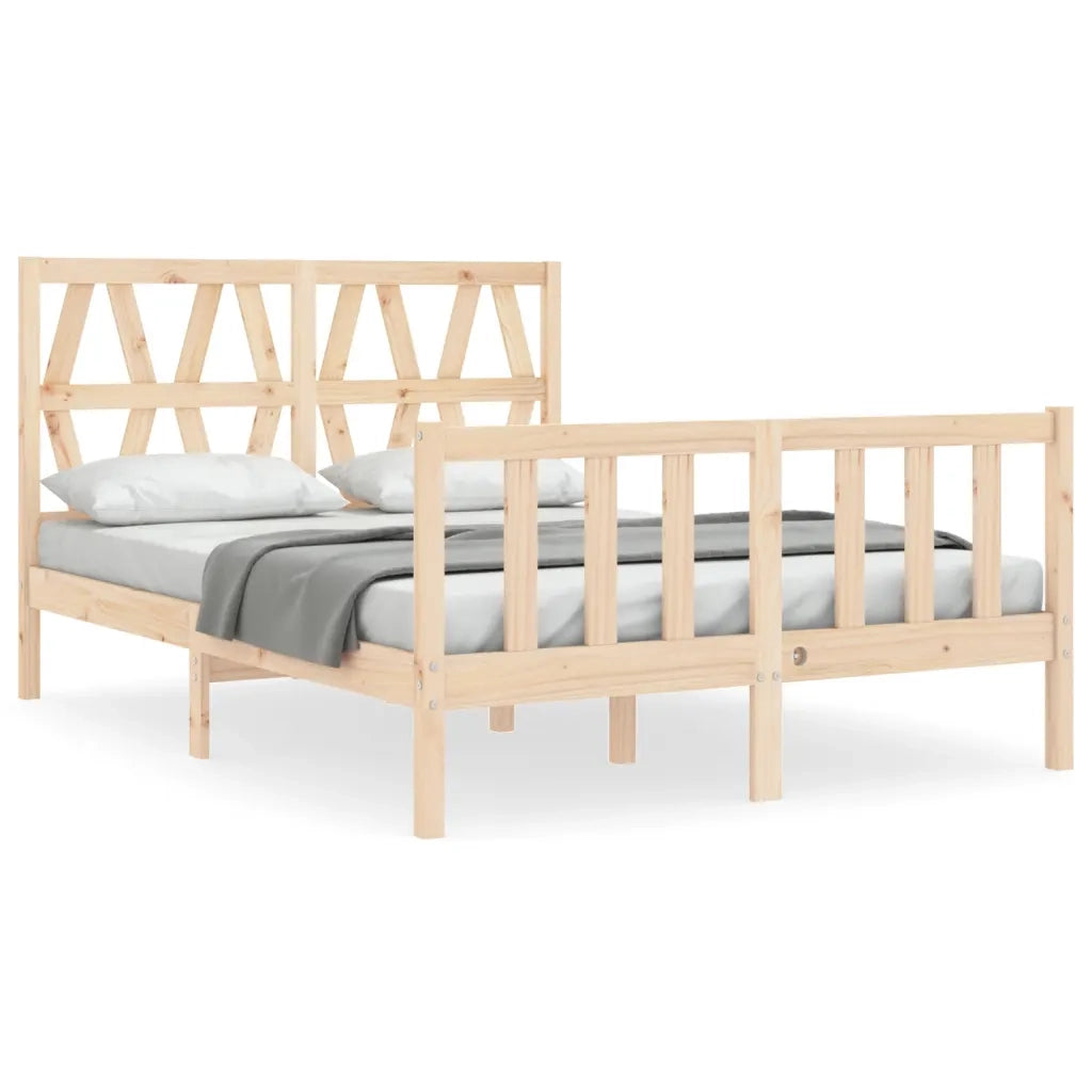 Giroletto senza Materasso 140x200 cm in Legno Massello di Pino 3192491