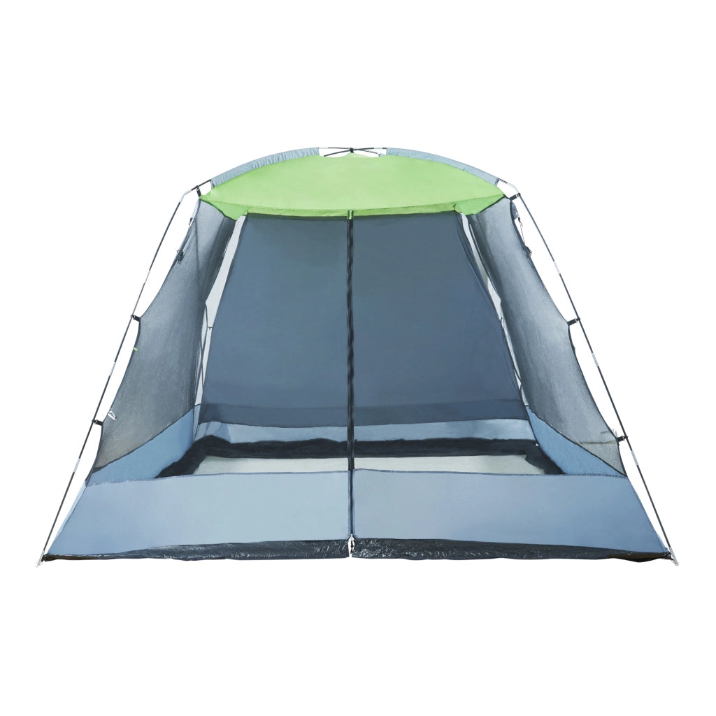 Gazebo da Giardino Beekdaelen con Zanzariere 305 x 305 x 213 cm Grigio / Verde chiaro pro.tec