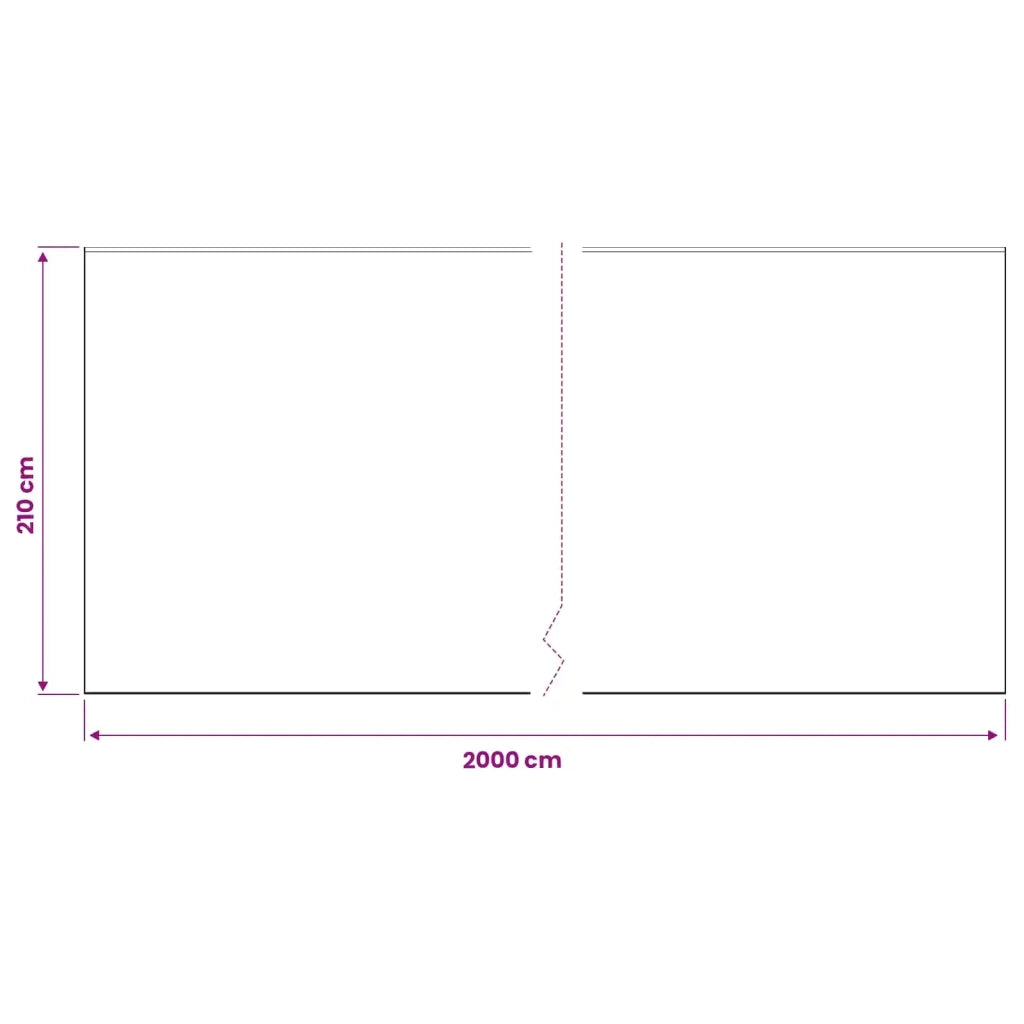 Telo per polvere con nastro adesivo 6 pz 210 x 2000 cm HDPE CFW7190938
