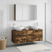 Set di mobili per il bagno 4 pcs Rovere Fumo 3406987
